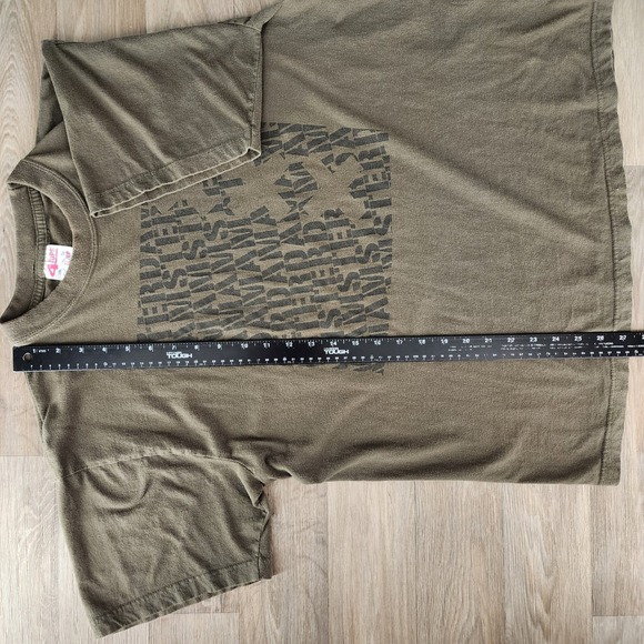 Vintage Amsterdam Holland Graphic T Shirt Mens‎ XL Olive Green Tourist Tee - Picture 10 of 13